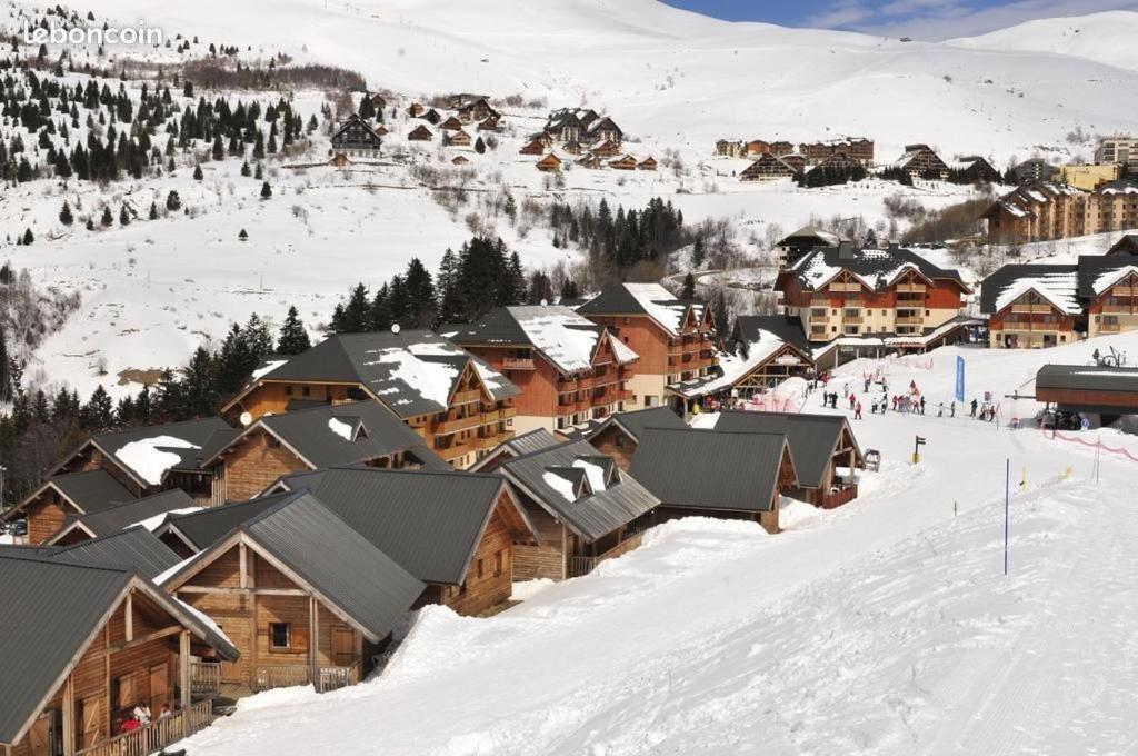 Saint Francois Longchamps Loc A La Montagne Avec Piscine Ete Hiver Vg23 Exteriör bild